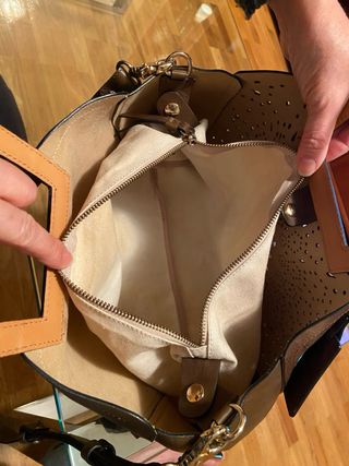 Bolso Pikolinos Piel Marrón Nuevo