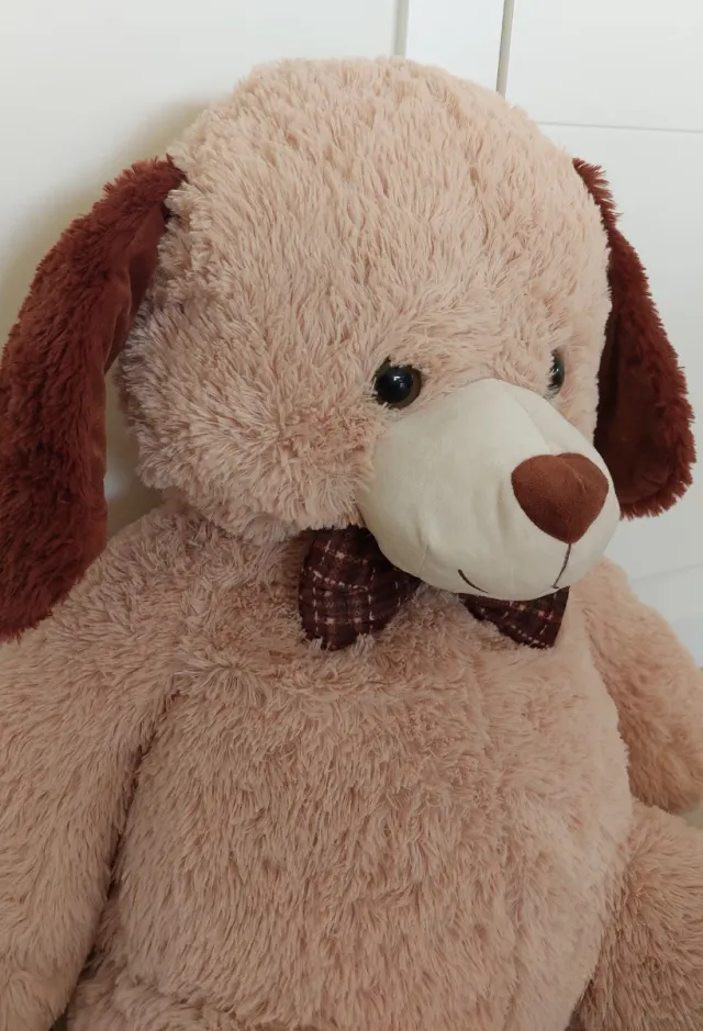 Peluche gigante perro marrón