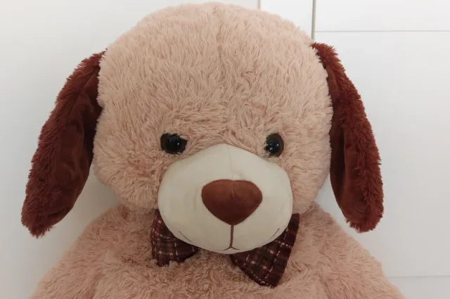 Peluche gigante perro marrón