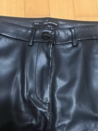 Pantalón polipiel Sfera Talla 40 Negro