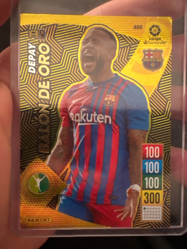 Carta Adrenalyn Depay Balón de Oro 21/22