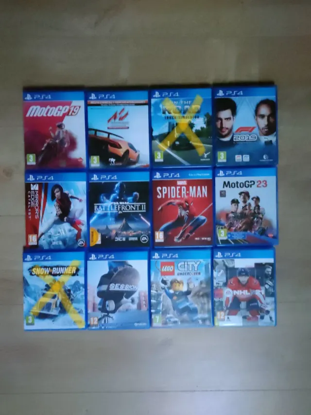 Lote 12 Juegos PS4. Leer la descripción.
