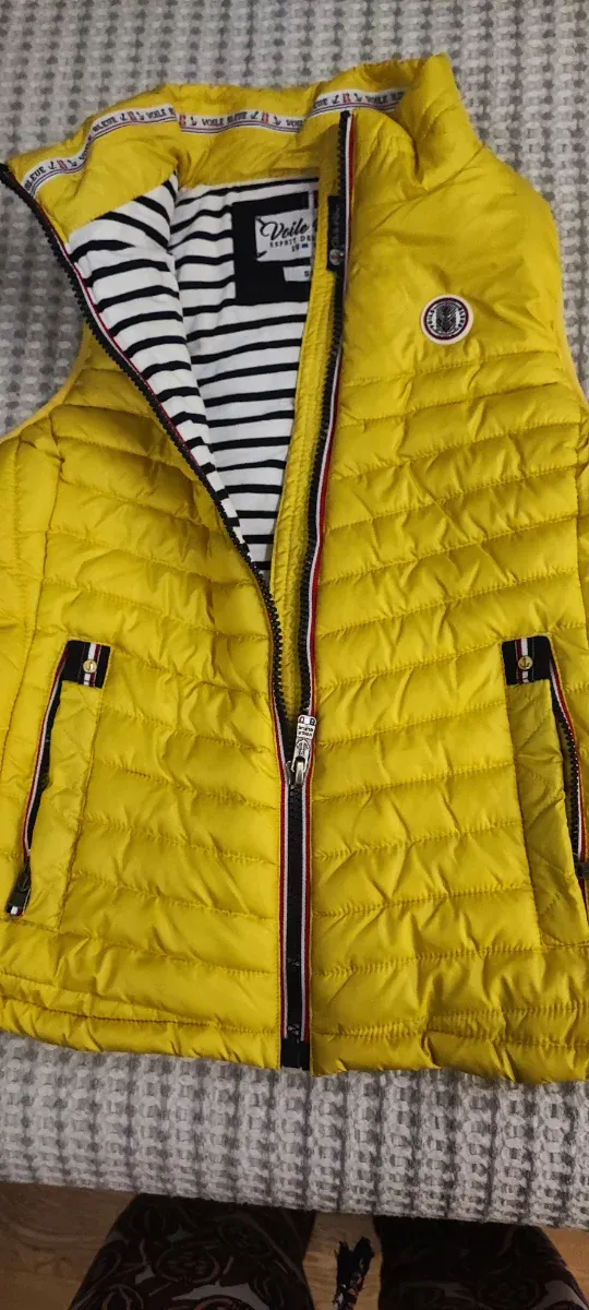 Chaleco Marinero Voile Bleue Amarillo Talla S