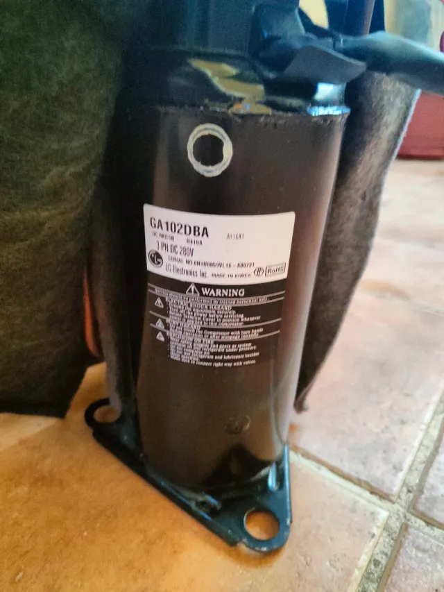 Compresor LG GA102DBA Inverter DC 280V