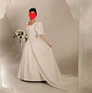 Vestido Novia Hecho a Mano Talla 36-38