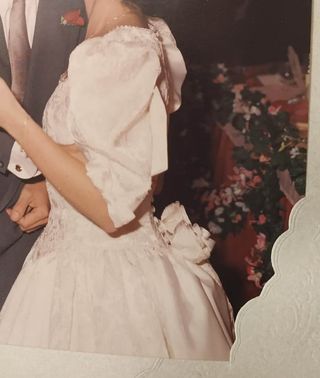 Vestido Novia Hecho a Mano Talla 36-38