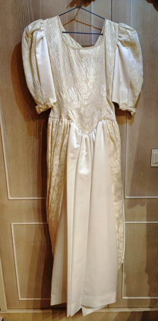 Vestido Novia Hecho a Mano Talla 36-38