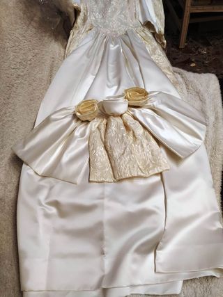 Vestido Novia Hecho a Mano Talla 36-38