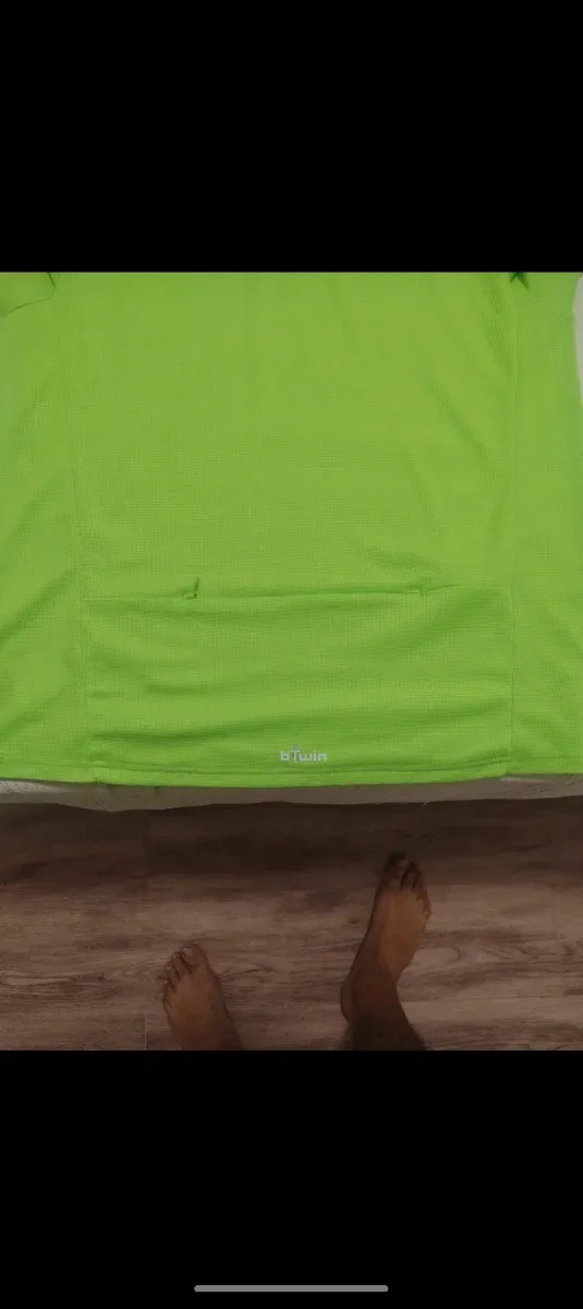 Maglia Ciclismo Verde Neon