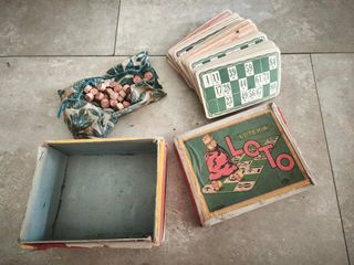 Juego de Lotería Bingo Antiguo