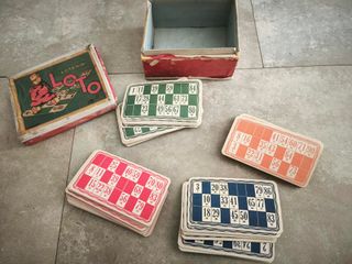 Juego de Lotería Bingo Antiguo