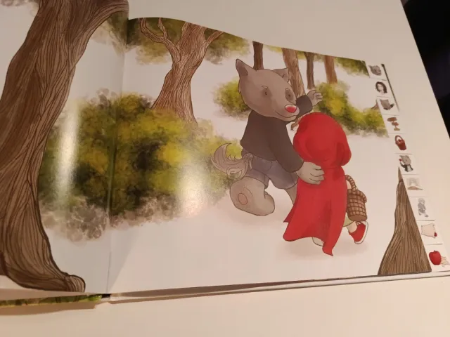 Cuento infantil ilustrado Caperucita