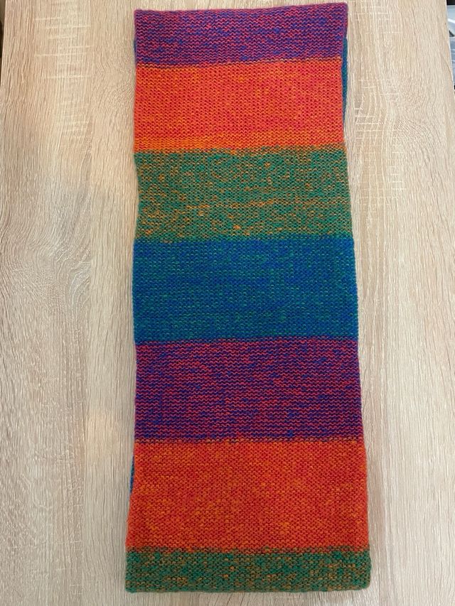 Braga de cuello multicolor