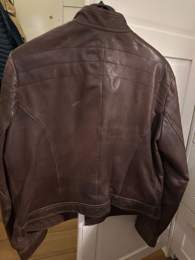 Cazadora Piel Oky Coky Chocolate