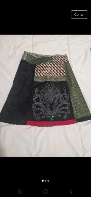 Vestido estampado floral y rayas