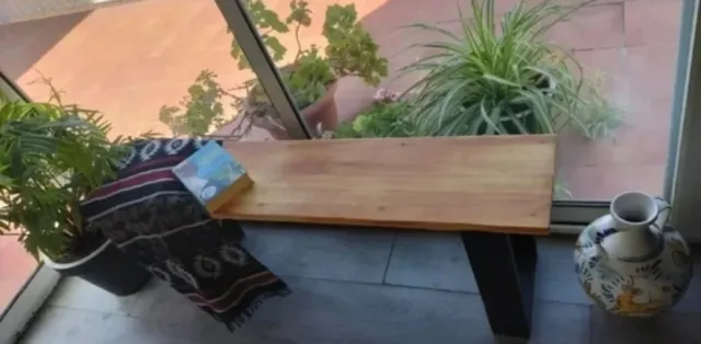 Banco Madera Maciza Interior/Exterior