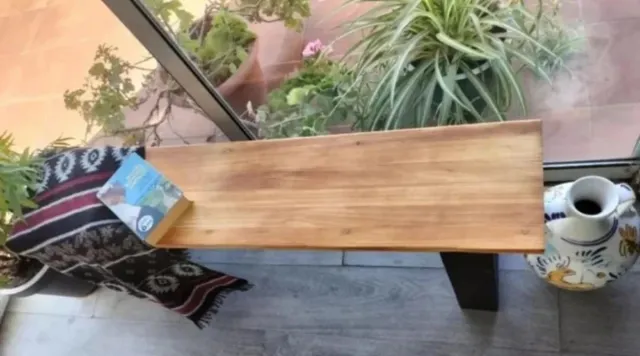 Banco Madera Maciza Interior/Exterior