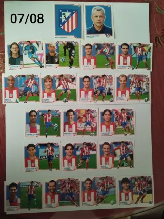 Cromos Atlético de Madrid 07/08