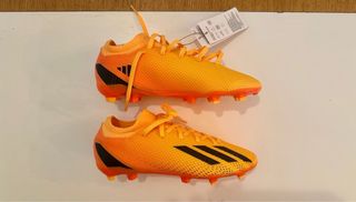 Botas Fútbol Adidas Niño Naranja Talla 37
