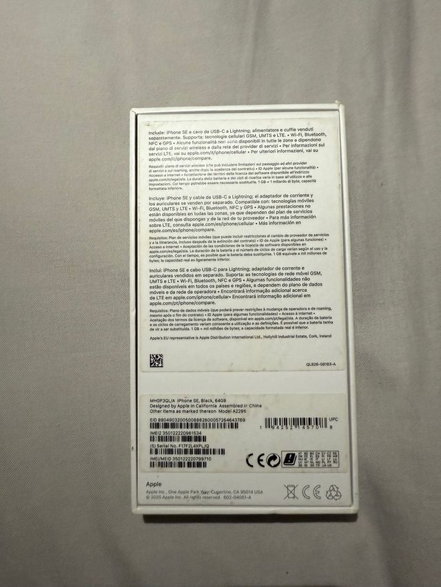 Caja iPhone SE