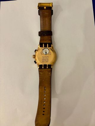 Swatch Irony Chrono YCS403 Marrón/Dorado