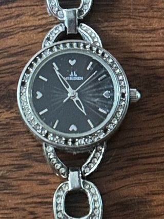 Orologio Meridien Donna Diva Argento Nero