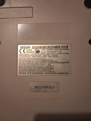 Consola Super Nintendo + 3 Juegos