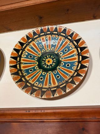 Plato decorativo artesanal