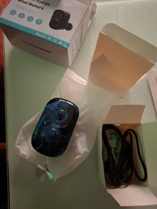 cámara de seguridad inalámbrica con IA.