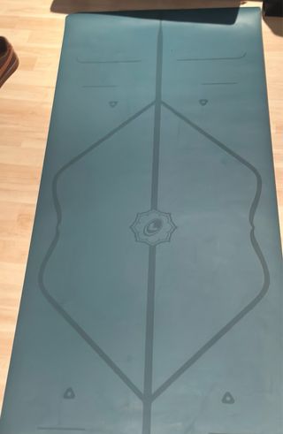 Esterilla Yoga Azul con Marcas