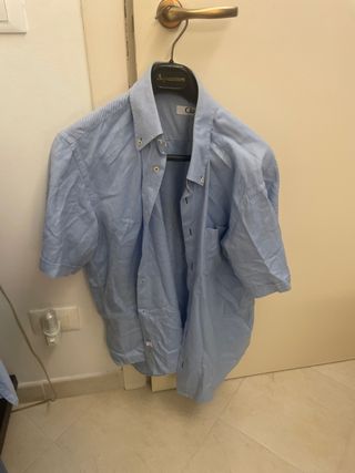 Camicia Aquascutum Clay Uomo Blu