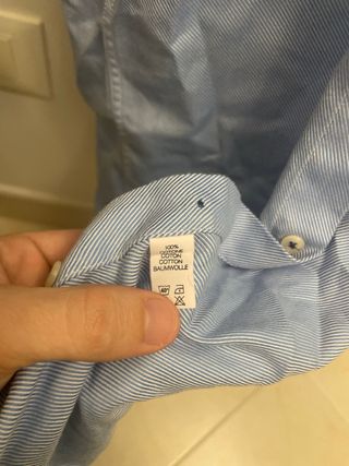 Camicia Aquascutum Clay Uomo Blu