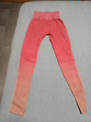 Mallas deportivas degradadas rosa/rojo