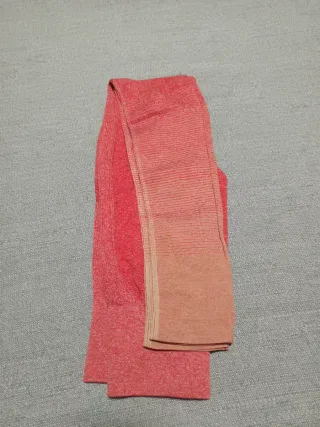 Mallas deportivas degradadas rosa/rojo