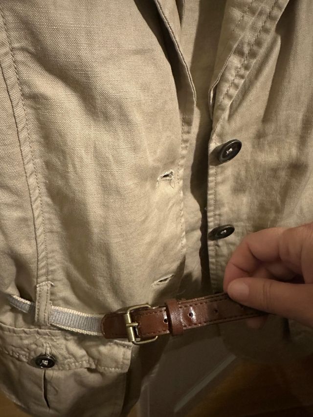 Chaqueta beige Forecast entretiempo Talla 50