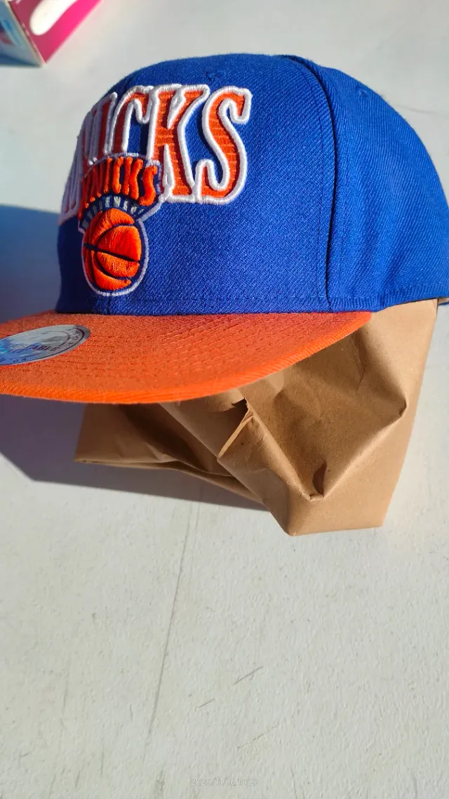Gorra New Era Knicks 2014 Azul Naranja