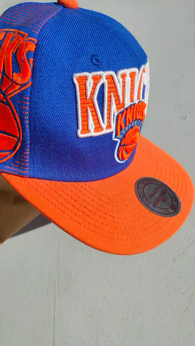 Gorra New Era Knicks 2014 Azul Naranja