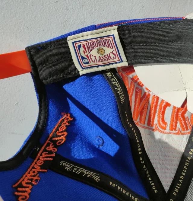 Gorra New Era Knicks 2014 Azul Naranja