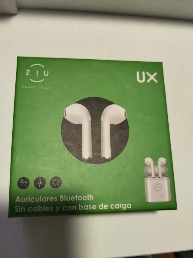 Auriculares Bluetooth Ziu UX Blancos