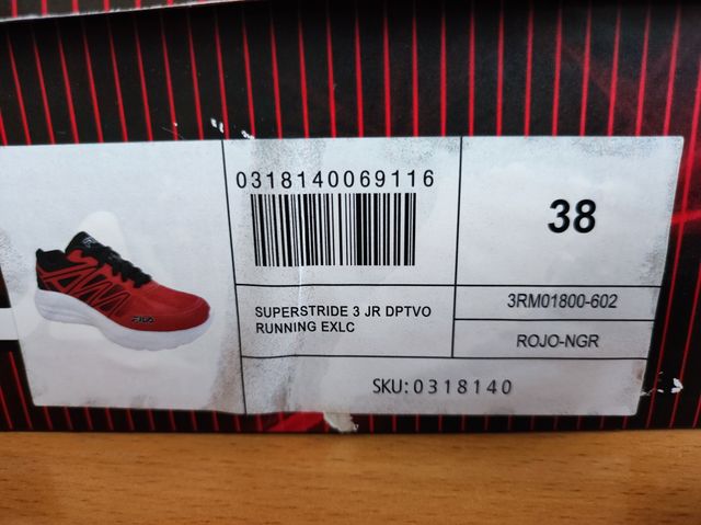 Zapatillas Running Fila Superstride 3 Talla 38