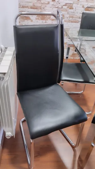 Mesa comedor cristal extensible 90x160 a 240