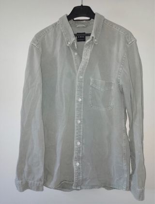 Camisa vaquera Zara verde