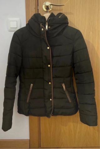 Cazadora acolchada verde El Corte Inglés