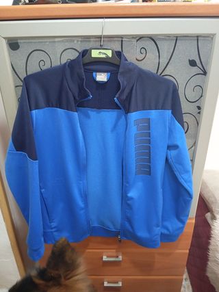 Chándal Puma Azul y Negro