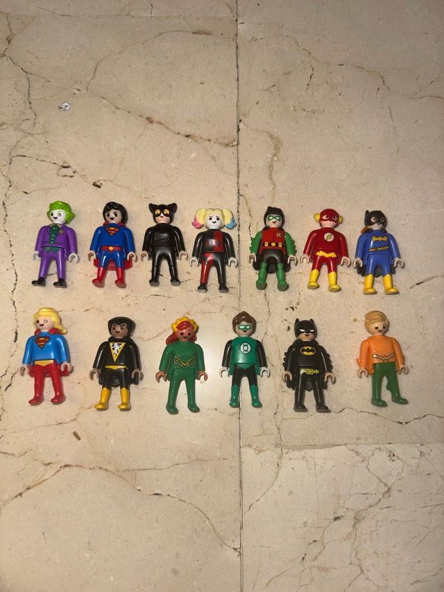 Conjunto di figure DC Comics Supereroi