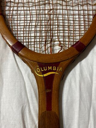 Raqueta Tenis Antigua Columbia Wright & Ditson