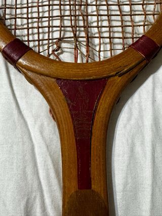 Raqueta Tenis Antigua Columbia Wright & Ditson