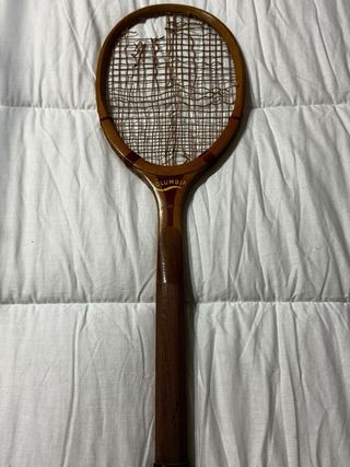 Raqueta Tenis Antigua Columbia Wright & Ditson