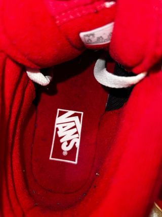 Zapatillas Vans Rojas Talla 40