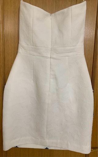 Vestido palabra de honor estampado T XS